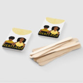 Zwart vrouwenstammenerfgoed Ketting AFRIKAANSE erf Handwaaier (Niet-gemonteerd)