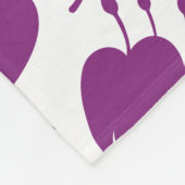 Zwart vrouwtje kleurrijke ballonnen ventilator wit fleece deken (Hoek)