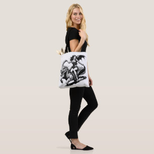 Zwart vuur tote bag