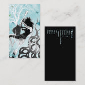 Zwart vuur - Visitekaartje (Voorkant / Achterkant)