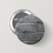 Zwart Wandgrafiet zilver, grijs, zwart abstract Ronde Button 5,7 Cm (Voorkant /achterkant)