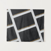 Zwart Wandkleed (Voorkant (horizontaal))