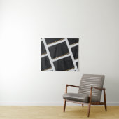 Zwart Wandkleed (In Situ (horizontaal))