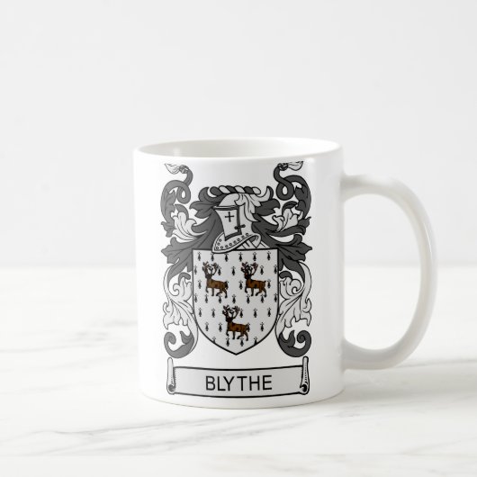 ZWART Wapenstaart Koffiemok (Rechts)