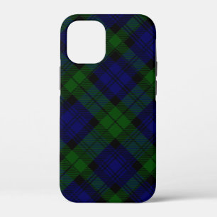 Zwart Watch Tartan Blauw Groen Plaid Case-Mate iPhone Case