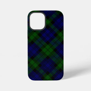 Zwart Watch Tartan Blauw Groen Plaid iPhone 12 Mini Hoesje
