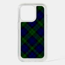 Zwart Watch Tartan Blauw Groen Schotse Ruit