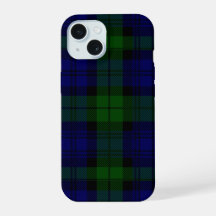 Zwart Watch Tartan Blauw Groen Schotse Ruit
