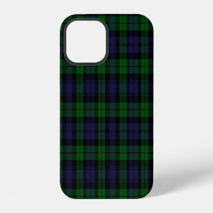 Zwart Watch Tartan Schotse Ruit iPhone 12 Hoesje