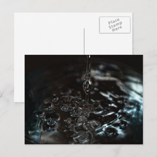 Zwart water briefkaart (Voorkant / Achterkant)