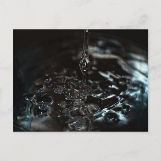 Zwart water briefkaart (Voorkant)