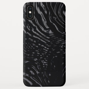 Zwart water golvend ontwerp Case-Mate iPhone case