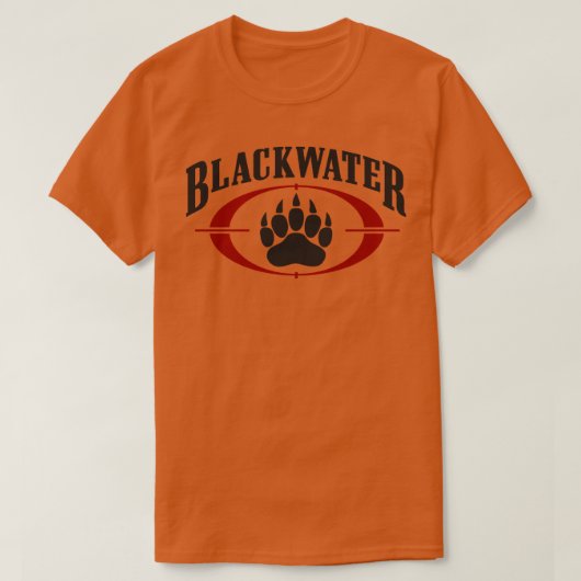 Zwart water t-shirt (Design voorkant)