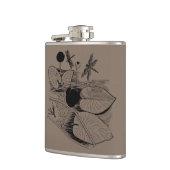 Zwart waterlelies heupfles (Links)