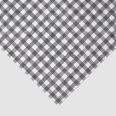 Zwart Waterverf Gingham-weefselpapier Tissuepapier (Detail)