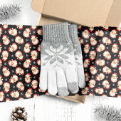 Zwart  Waterverf Sinterklaas Kerstmis Tissuepapier