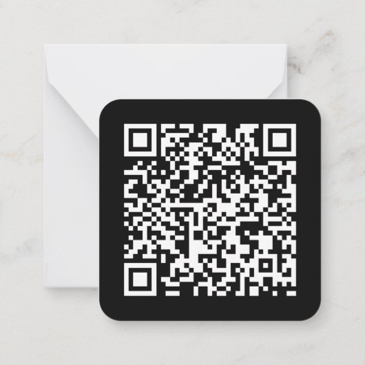 Zwart We hebben Hydrangea aangekondigd Kaart verpl Notitiekaartje (Achterkant)