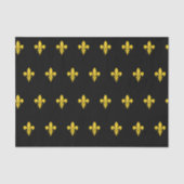 Zwart weefselpapier met gouden veters tissuepapier (Voorkant)