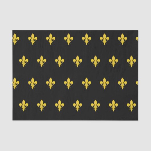 Zwart weefselpapier met gouden veters tissuepapier (Voorkant)