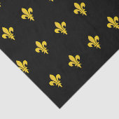 Zwart weefselpapier met gouden veters tissuepapier (Detail)