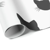 Zwart werkpapier voor katten cadeaupapier (Rol Hoek)