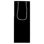 Zwart Wijn Cadeautas (Voorkant)