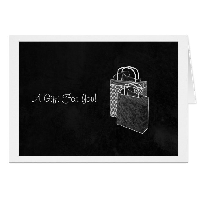 Zwart winkelen spuiten geld ingesloten (Voorkant Horizontaal)