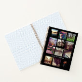 Zwart-wit 12 Foto Notitieboek met tekst (Binnen)
