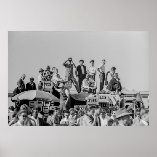 Zwart-wit 1968 Krokoen die Show van de Lucht bekij Poster (Voorkant)