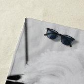 Zwart-wit 1 Aangepast fotocollage Strandlaken (In situ)