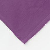 Zwart-wit 1 foto collage aangepaste monogram fleece deken (Hoek)