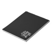 Zwart-wit 1 Korintiërs 16:14 Bijbelvers Kunst Notitieblok (Linkerzijde)