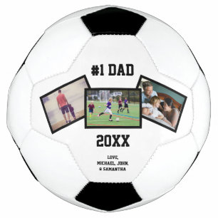 Zwart wit #1 Pap 3 Foto Vaderdag Voetbal