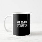 Zwart-wit #1 Papa Forever Vaderdag Gift Koffiemok (Links)