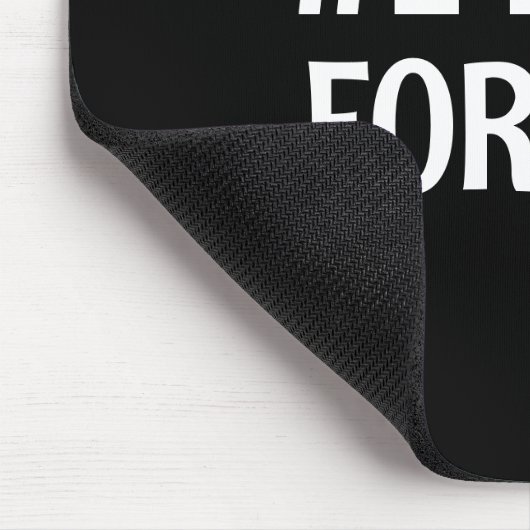 Zwart-wit #1 Papa Forever Vaderdag Gift Muismat (Hoek)