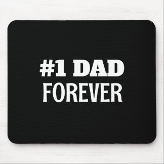 Zwart-wit #1 Papa Forever Vaderdag Gift Muismat