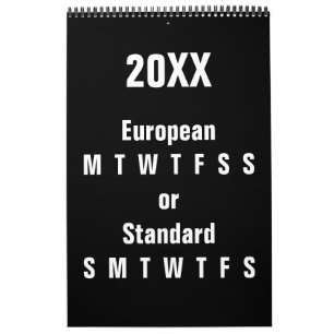 Zwart-wit ~ 2020 kalender