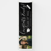ZWART & WIT 2026 | Diploma-banner met foto Spandoek (Verticaal)