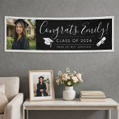 ZWART & WIT 2026 | Diploma-banner met foto Spandoek