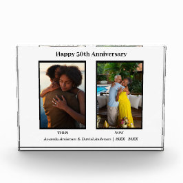 Zwart-wit 2 foto collage Jubileum