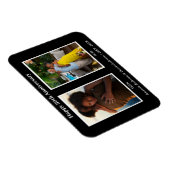 Zwart-wit 2 foto collage Jubileum Magneet (Rechterzijde)