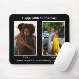 Zwart-wit 2 foto collage Jubileum Muismat
