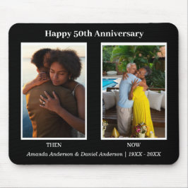 Zwart-wit 2 foto collage Jubileum Muismat