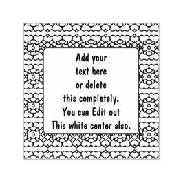 Zwart-wit 2f  zelfinktende stempel