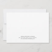 Zwart-wit 3 Fotosjabloon Opslaan datum Save The Date (Achterkant)