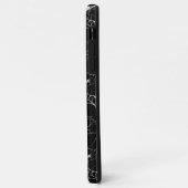 Zwart-wit 3D Spiderweb Abstract Halloween Case-Mate iPhone Case (Achterkant/links)