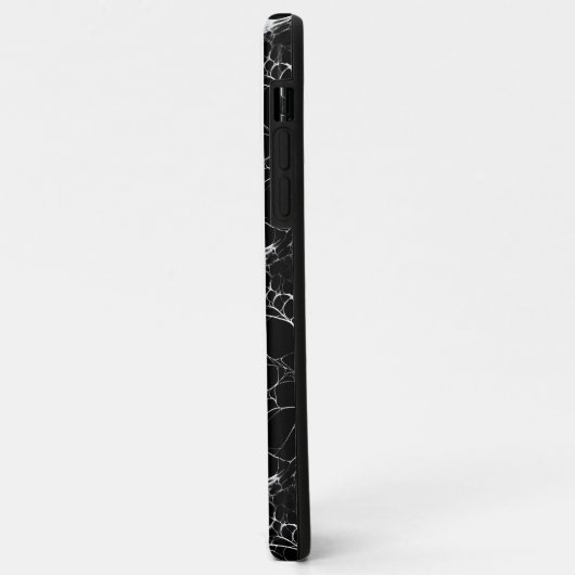 Zwart-wit 3D Spiderweb Abstract Halloween Case-Mate iPhone Case (Achterkant/links)