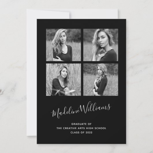 Zwart-wit 4 Aankondiging van het Foto Afstuderen (Voorkant)