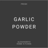 Zwart-wit 4x4 Individueel Spice Label (Voorkant)