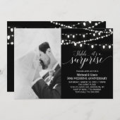 Zwart & Wit 50e Foto Huwelijksjubileum Kaart (Voorkant / Achterkant)